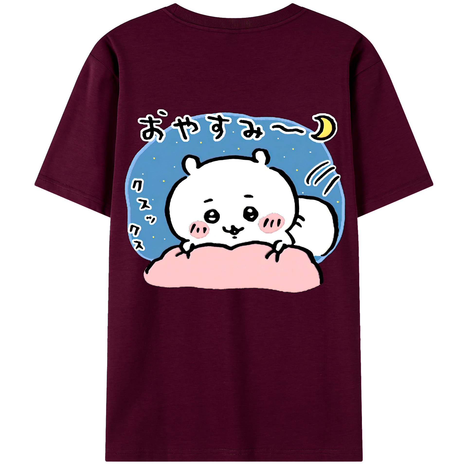 （画像用） ちいかわ ちいかわ Chii-kawa chiikawa レディース半袖Tシャツ(バックプリント)
